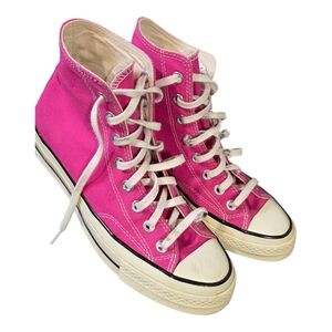 Converse Chuck 70 High Top in the vibrant Lucky Pink/Pink Pop Size 8.5